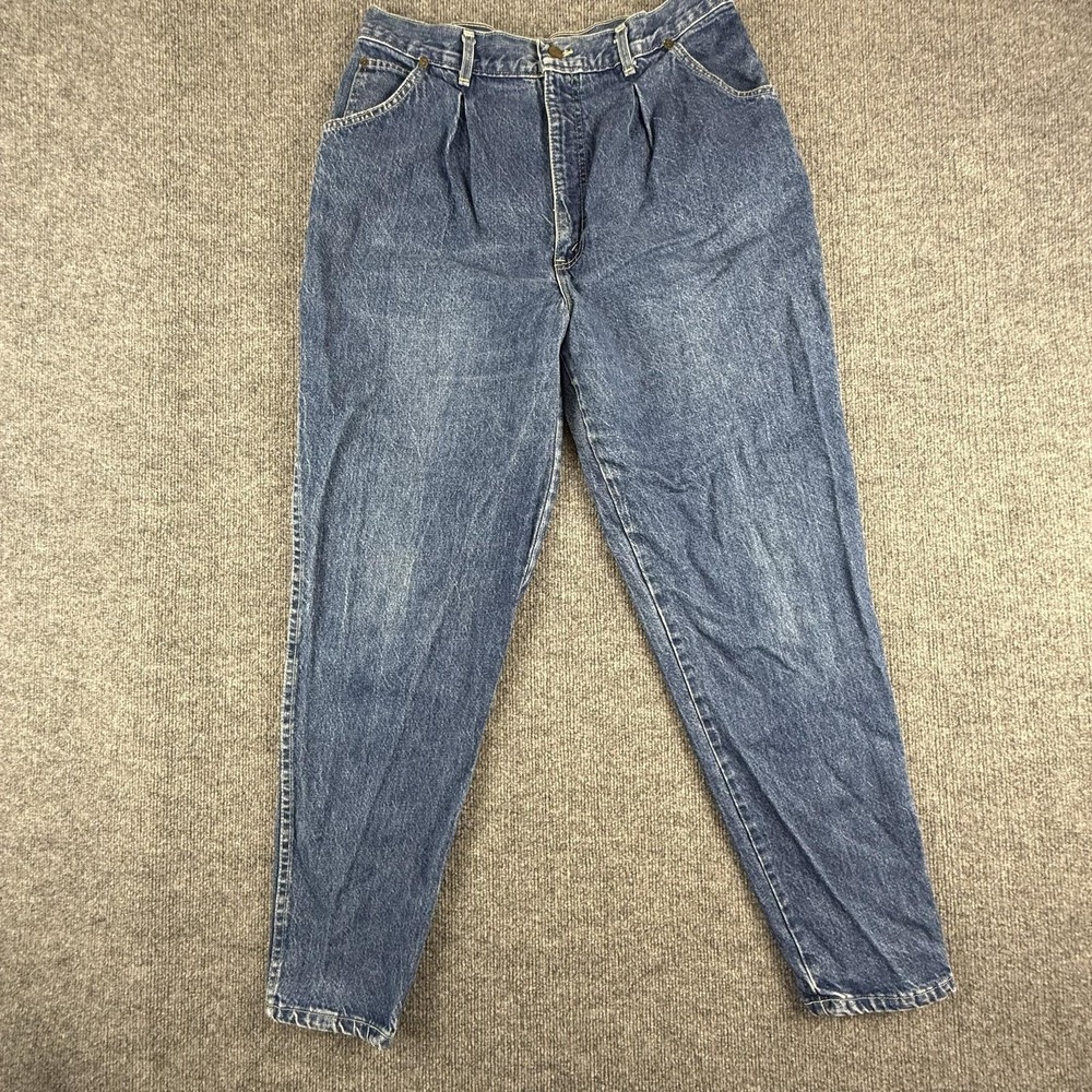 Vintage Chic Jeans Womens 20 Tall Blue Medium Wash High Rise Mom Denim USA 90s